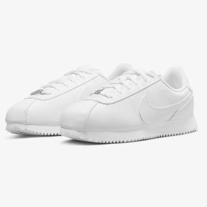 NWOT Nike Cortez Basic SL Big Kids' Shoes White 5.5Y